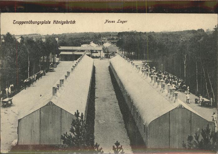 Koenigsbrueck Truppenübungsplatz Neues Lager Baracken
