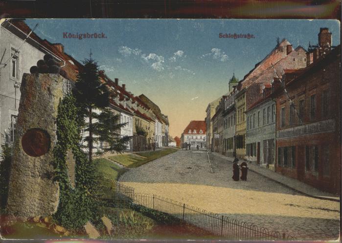 Koenigsbrueck Schloss_Strasse Denkmal
