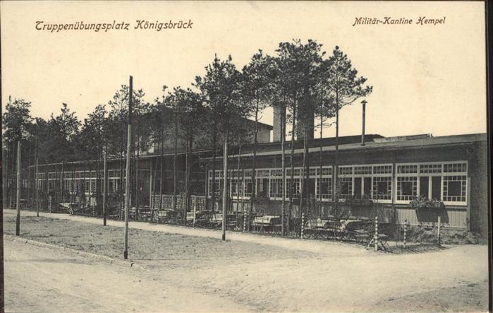 Koenigsbrueck Truppenübungsplatz Militär_Kantine Hemp
