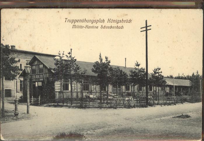 Koenigsbrueck Truppenübungsplatz Militär_Kantine Schr