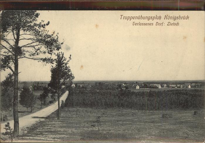 Koenigsbrueck Truppenübungsplatz Verlassenes Dorf Zie