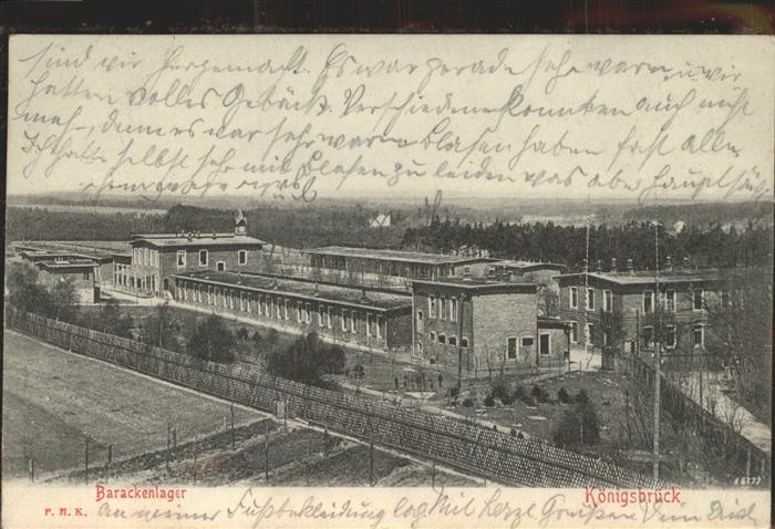 Koenigsbrueck Truppenübungsplatz Barackenlager