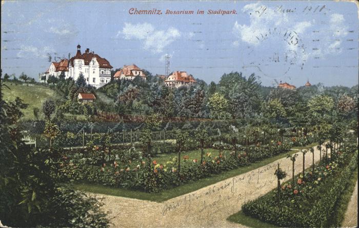 CHEMNITZ Sachsen Rosarium im Stadtpark