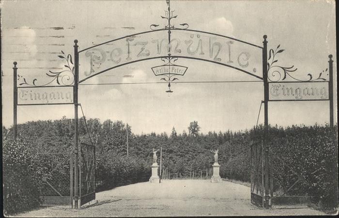 Siegmar-Schoenau Pelzmühle Eingangstor