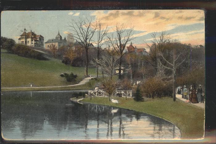 CHEMNITZ Sachsen Stadtpark Kuenstlerkarte