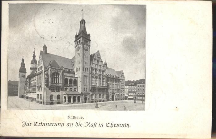 CHEMNITZ Sachsen Rathaus Feldpost
