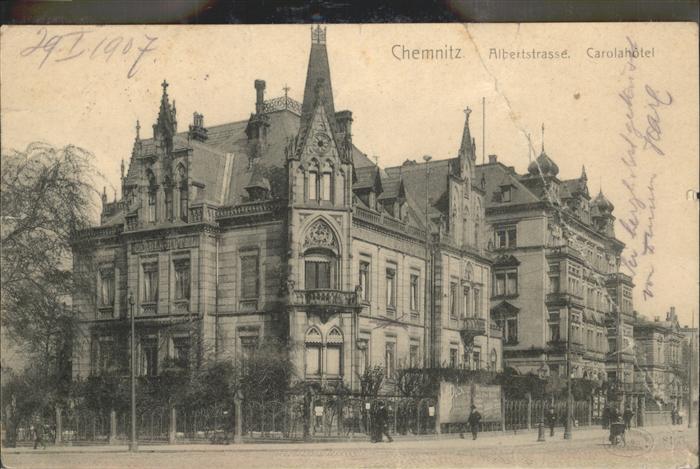 CHEMNITZ Sachsen Carolahotel Albertstrasse