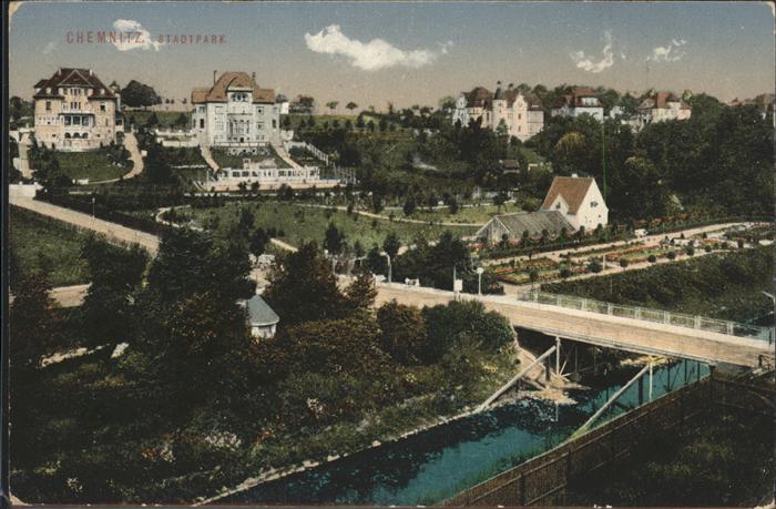 CHEMNITZ Sachsen Stadtpark Gesamtansicht