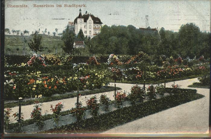 CHEMNITZ Sachsen Rosarium im Stadtpark