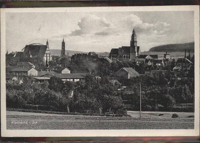 Kamenz Sachsen Ortsansicht