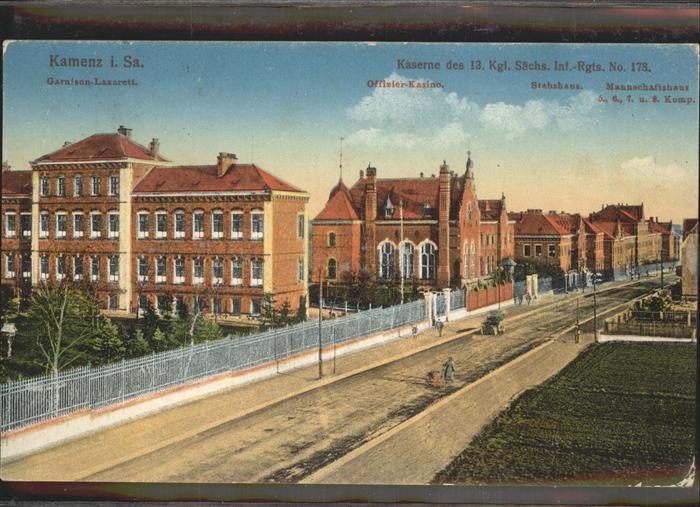 Kamenz Sachsen Kaserne des 13. Kgl. Sächs. Inf._Regime