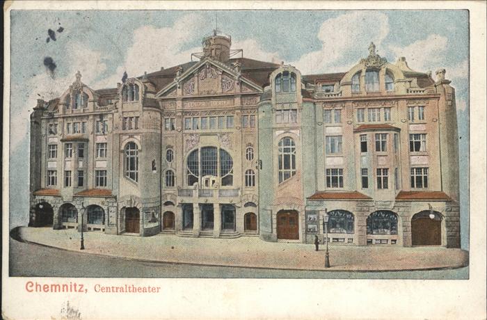 Chemnitz Centraltheater Künstlerkarte