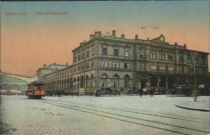 Chemnitz Hauptbahnhof Künstlerkarte