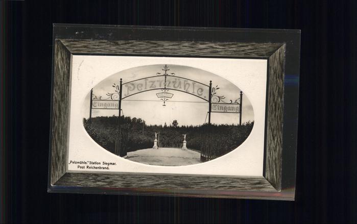 Siegmar-Schoenau Pelzmühle Eingang