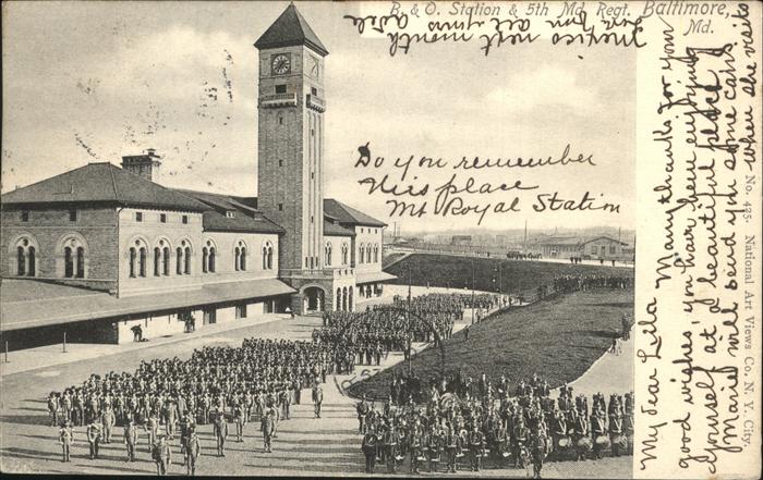 Baltimore Maryland B.&O. Station