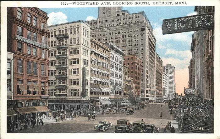 Detroit Michigan Woodward Ave.