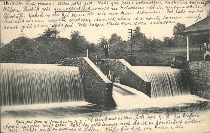 Newark New Jersey Verona Lake Falls