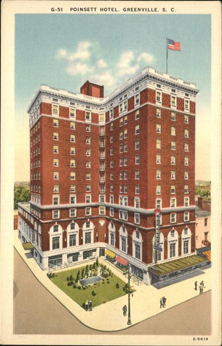 Greenville South Carolina Poinsett Hotel