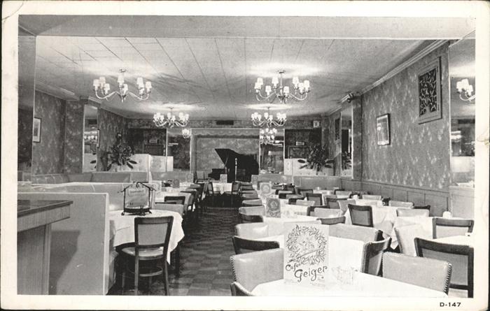 New York City Cafe Geiger