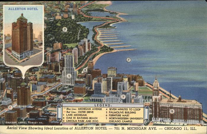 Chicago Illinois Allerton Hotel