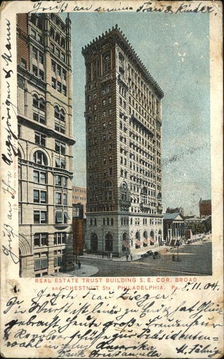Philadelphia Pennsylvania Real Estate Trust Building