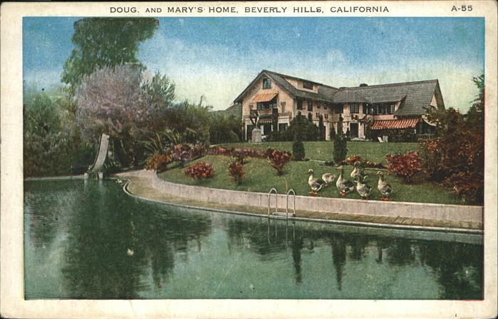 Beverly Hills California Doug. and Mary's Home