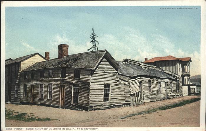 Monterey California First House Built of Lumber