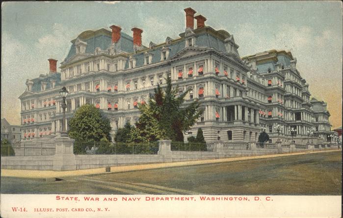 Washington DC State War and Navy Department
