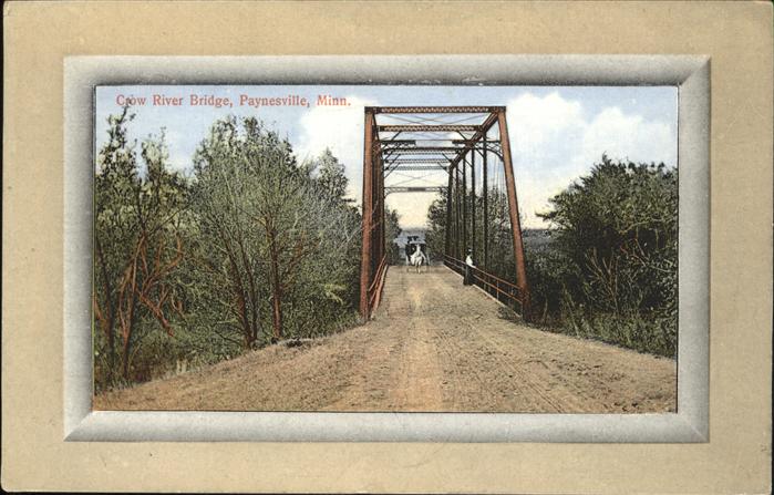 Paynesville Minnesota Crow River Bridge