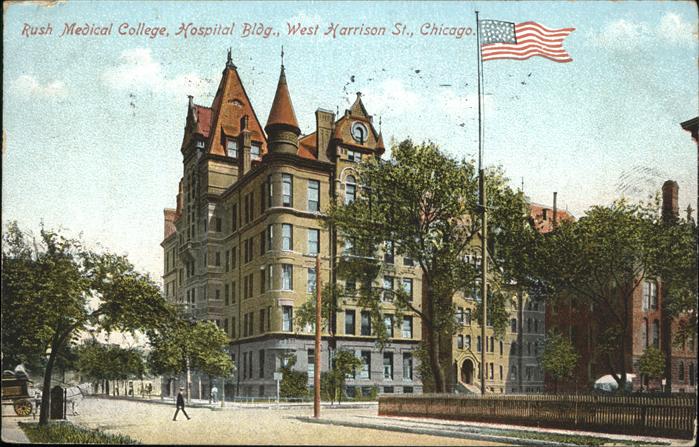 Chicago Illinois Rush Medical College Hospital Bldg.