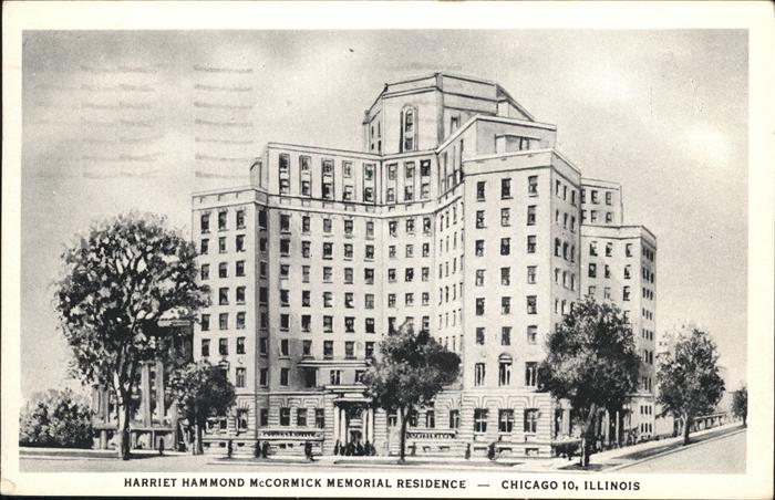 Chicago Illinois Harriet Hammond McCormick Memorial Residence