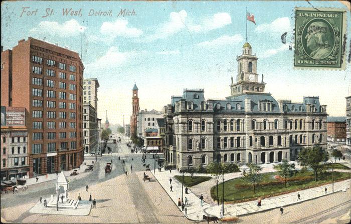 Detroit Michigan Fort St. West