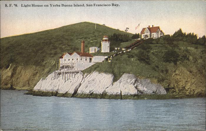 San Francisco California Light House Yerba Buena Island