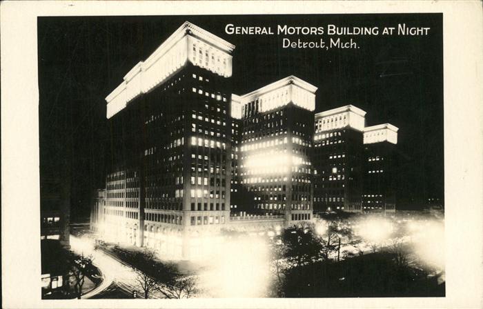Detroit Michigan General Motors Building