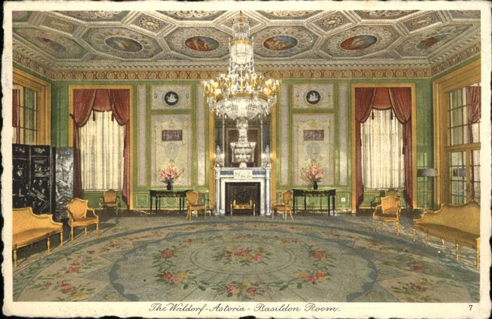New York City The Waldorf-Astoria Basildon Room