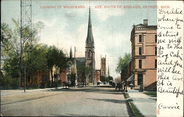 Detroit Michigan Woodward Ave.