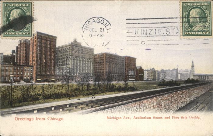 Chicago Illinois Michigan Ave. Auditorium Annex