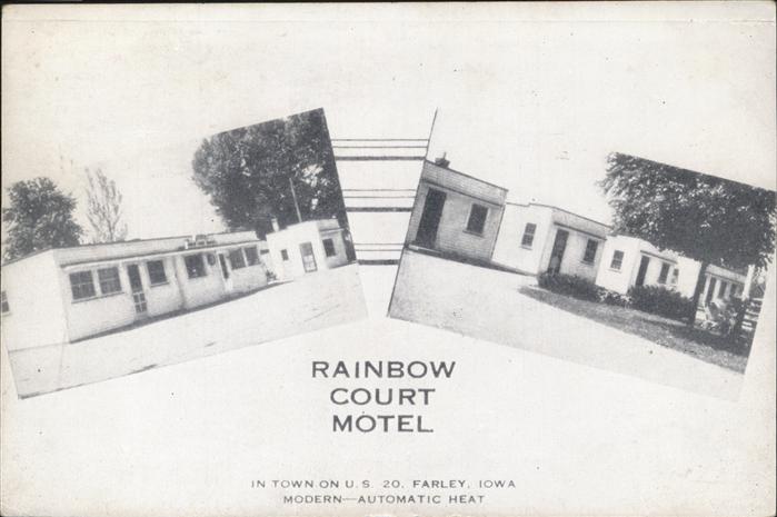 Farley Iowa Rainbow Court Motel