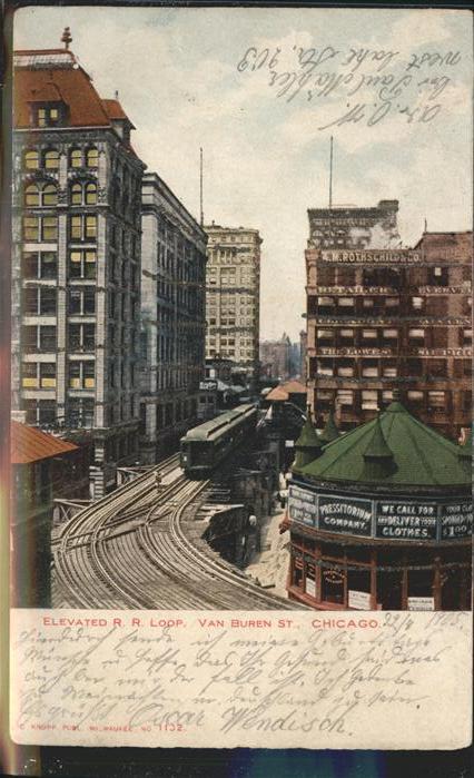 Chicago Illinois Van Buren St.