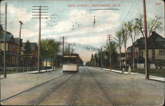 Menominee Main Street Strassenbahn