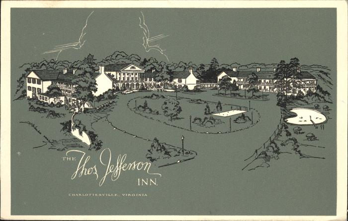Charlottesville Virginia Thos. Jefferson Inn