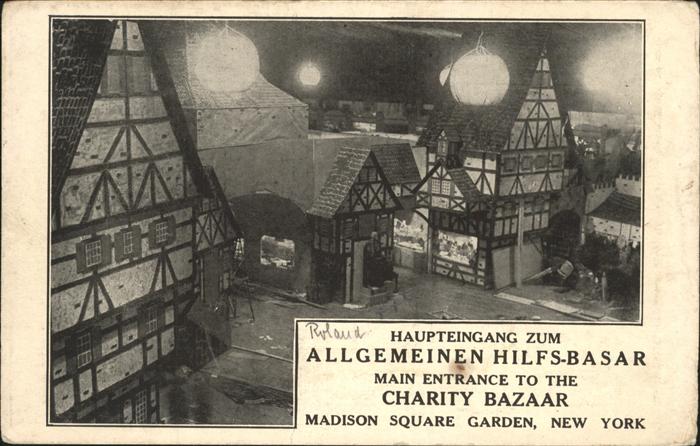 New York City Madison Square Garden Charity Bazaar