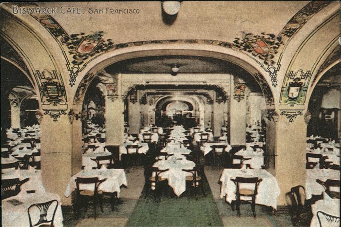 San Francisco California Bismarck Cafe