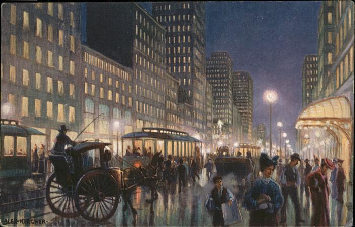 New York City Broadway at Night