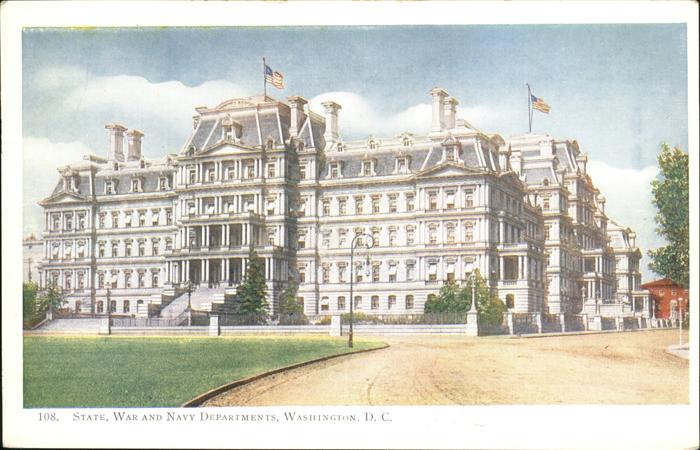 Washington DC State War and Navy Departments