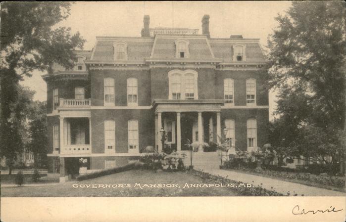 Annapolis Maryland Governors Mansion