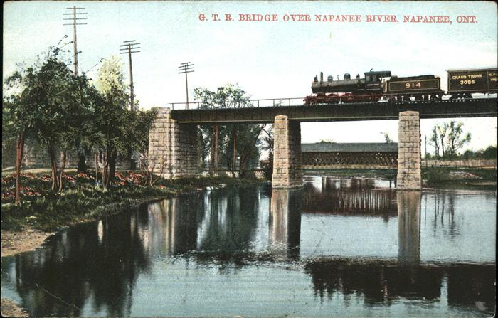 Napanee Ontario GTR Bridge over Napanee River