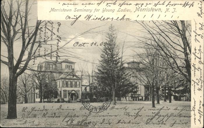 Morristown New Jersey Seminary for Young Ladies