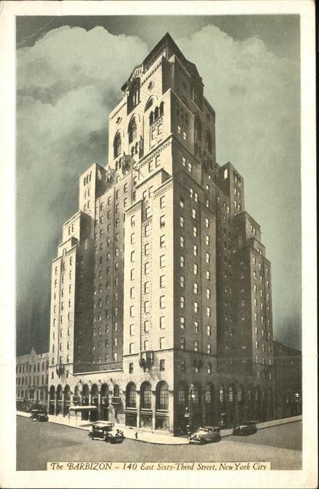 New York City Barbizon 140 East Sixty Third Street