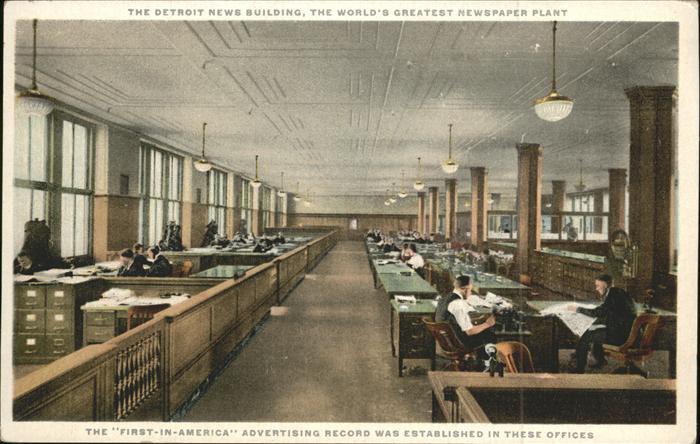 Detroit Texas News Building Newspaper